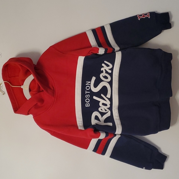 Mitchell & Ness Other - Boston Red Sox Mitchell & Ness Red/Navy Head Coach Pullover Hoodie